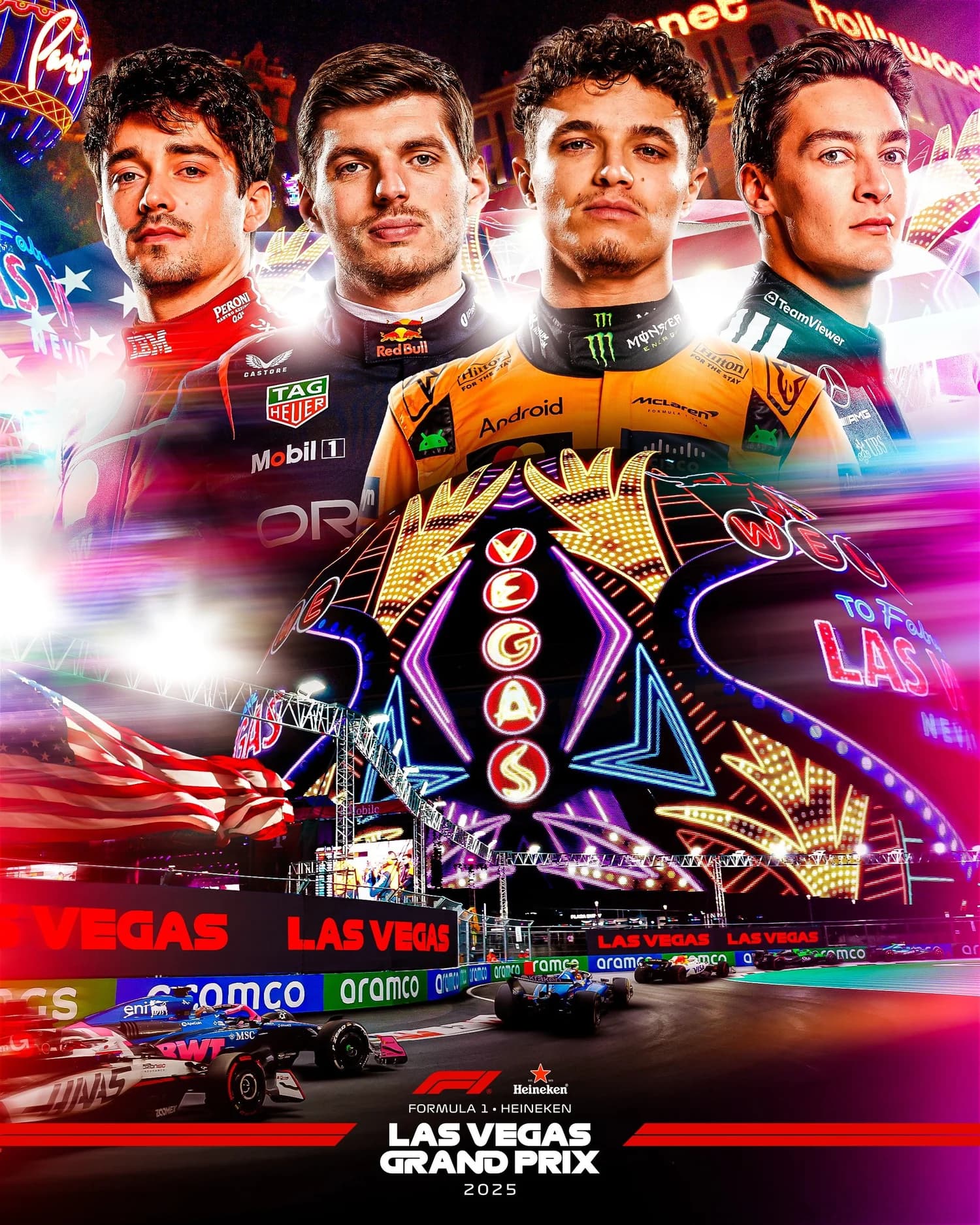 Las Vegas Grand Prix 2025 poster
