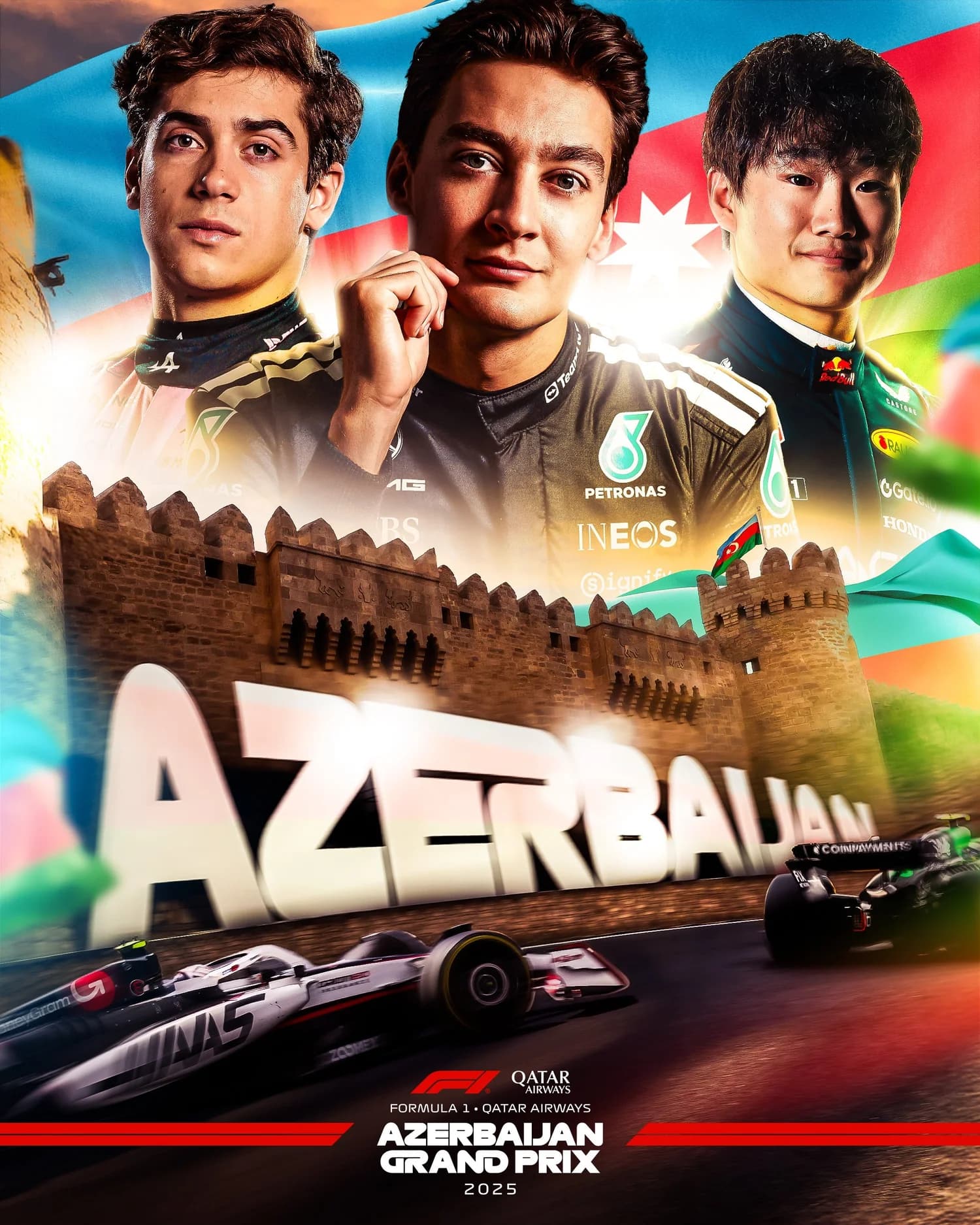 Azerbaijan Grand Prix 2025 poster