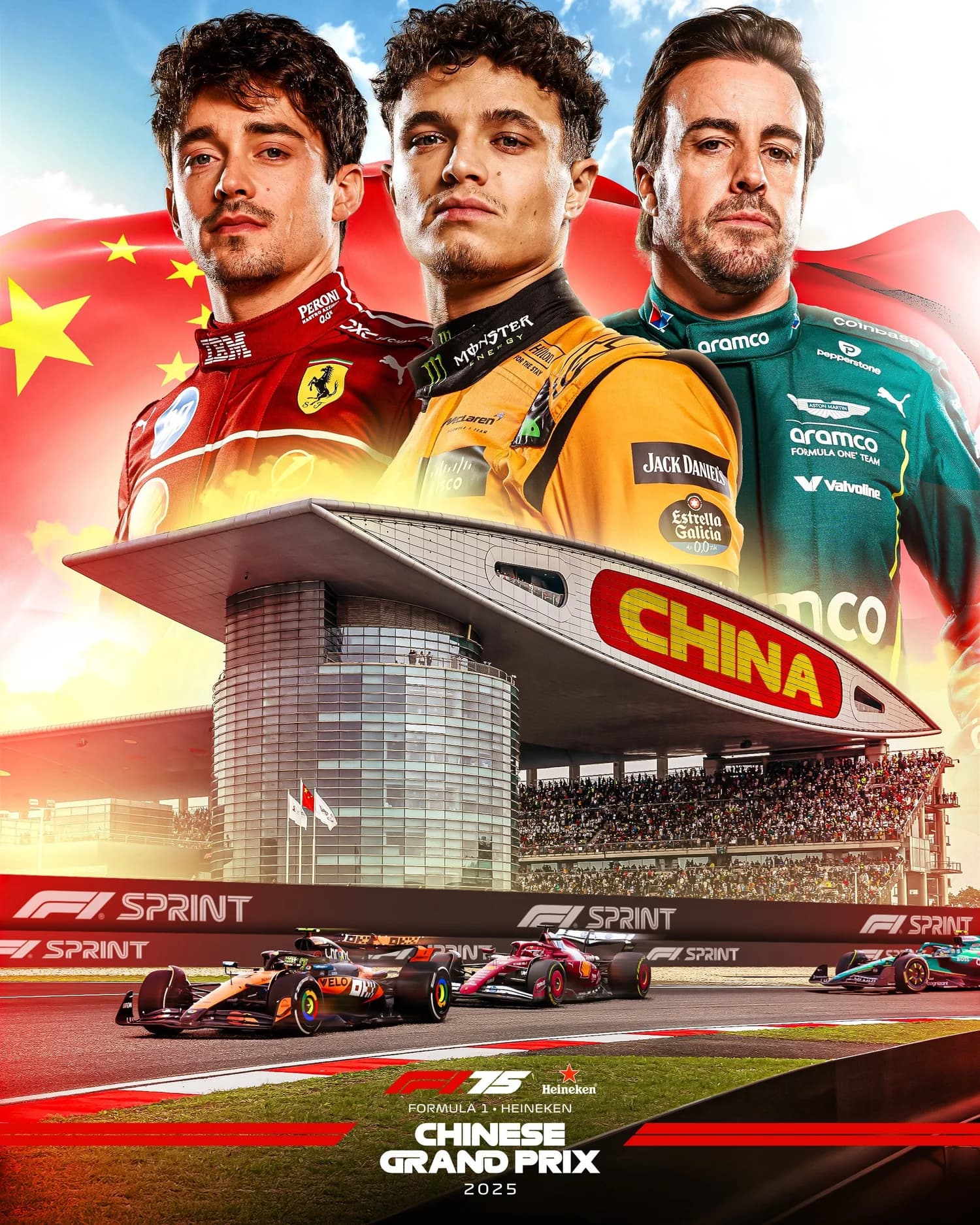 Chinese Grand Prix 2025 poster