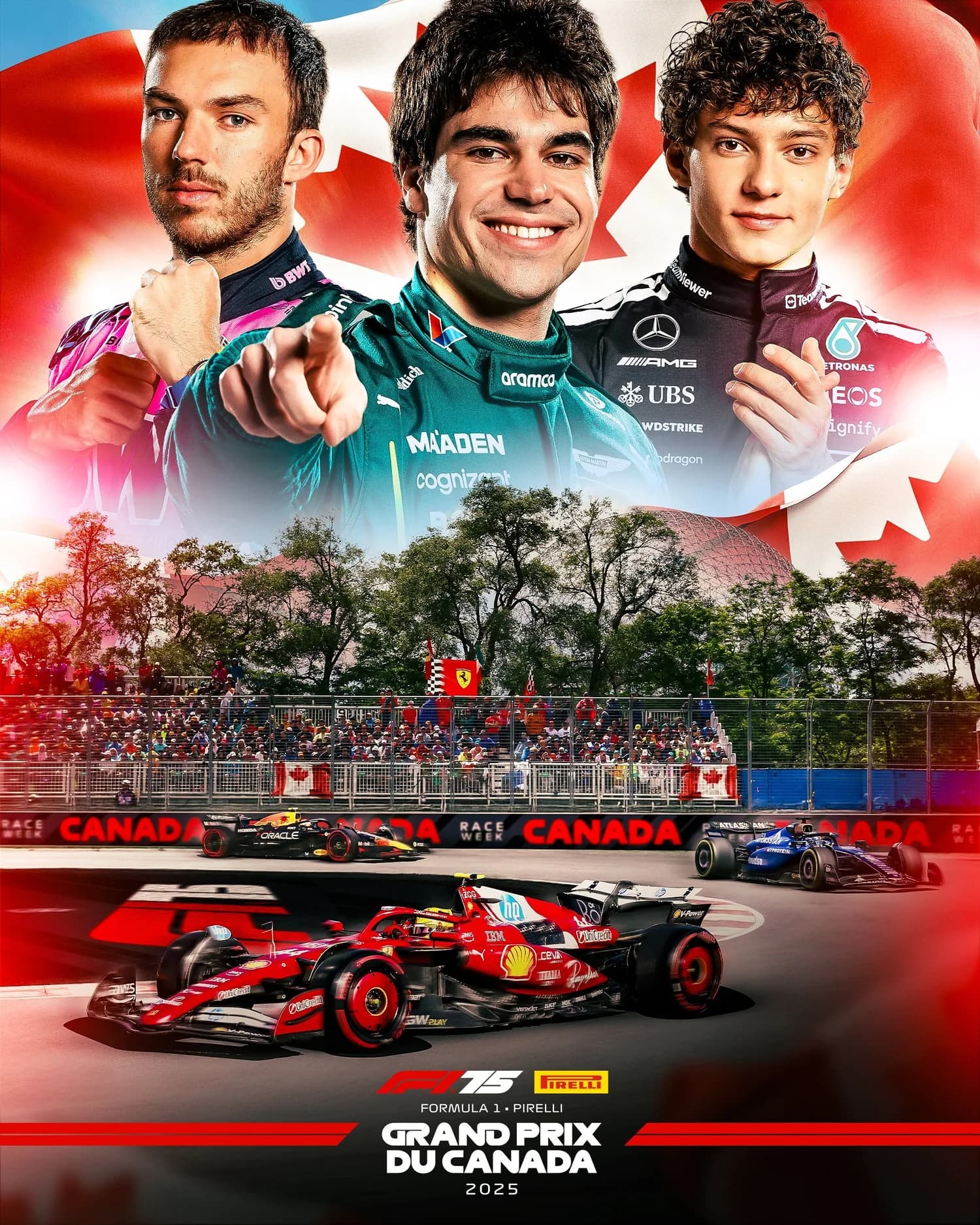 Canadian Grand Prix 2025 poster