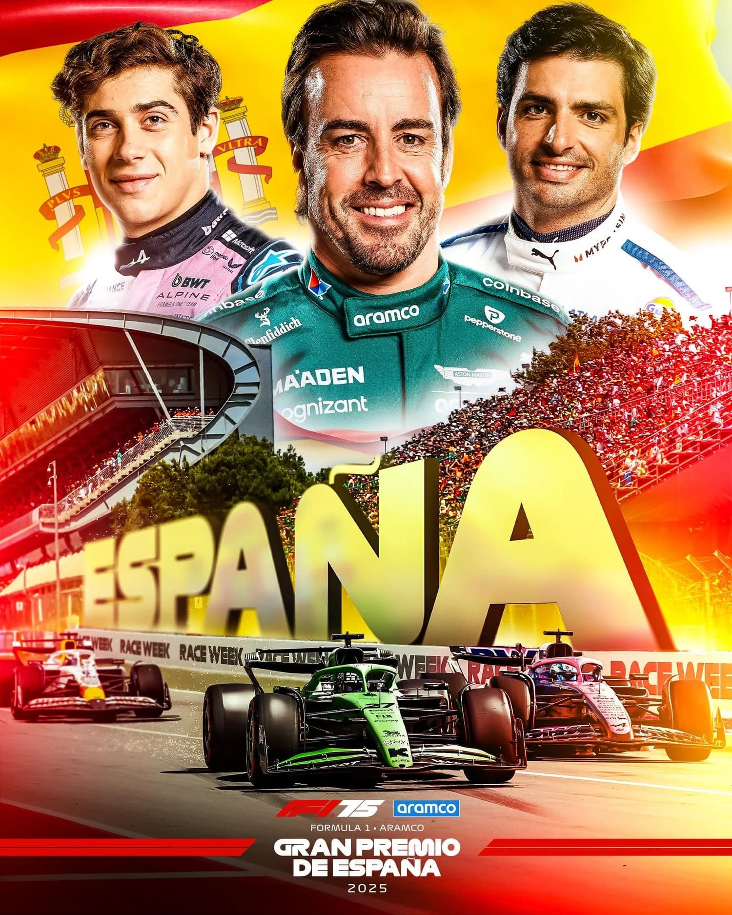 Spanish Grand Prix 2025 poster