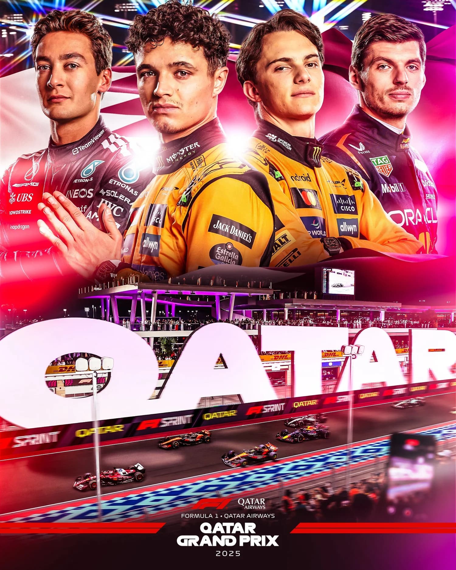 Qatar Grand Prix 2025 poster