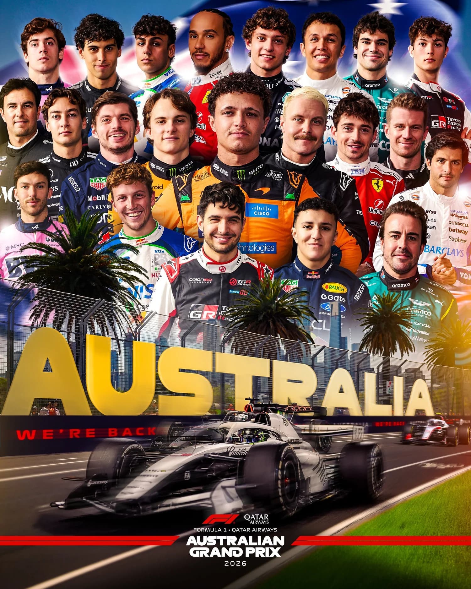 Australian Grand Prix 2026 poster
