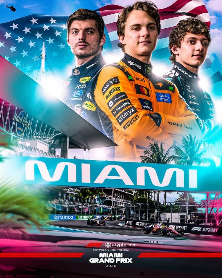 Miami Grand Prix 2026 poster