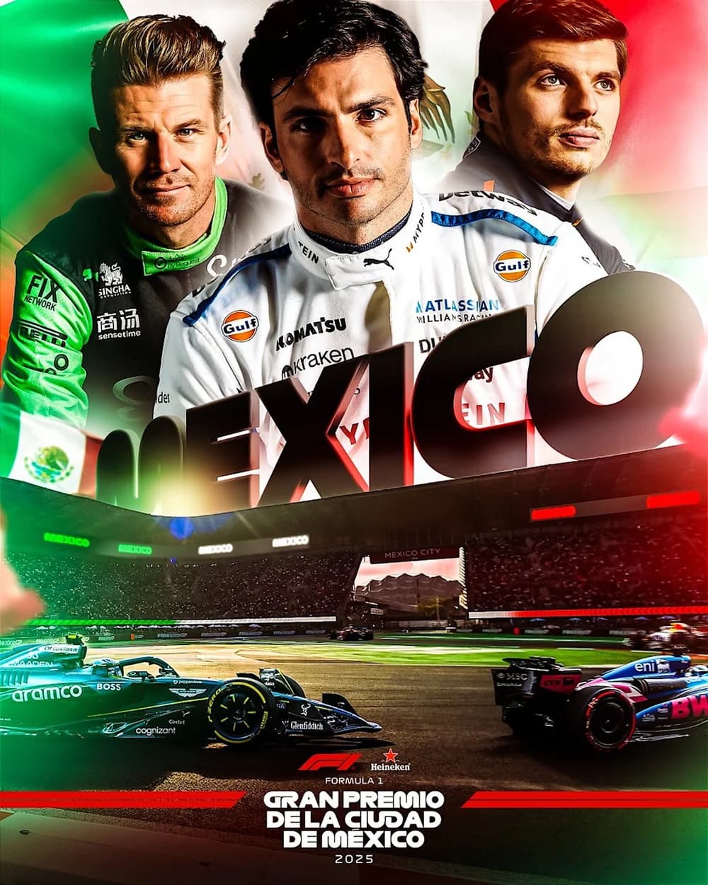 Mexico City Grand Prix 2025 poster