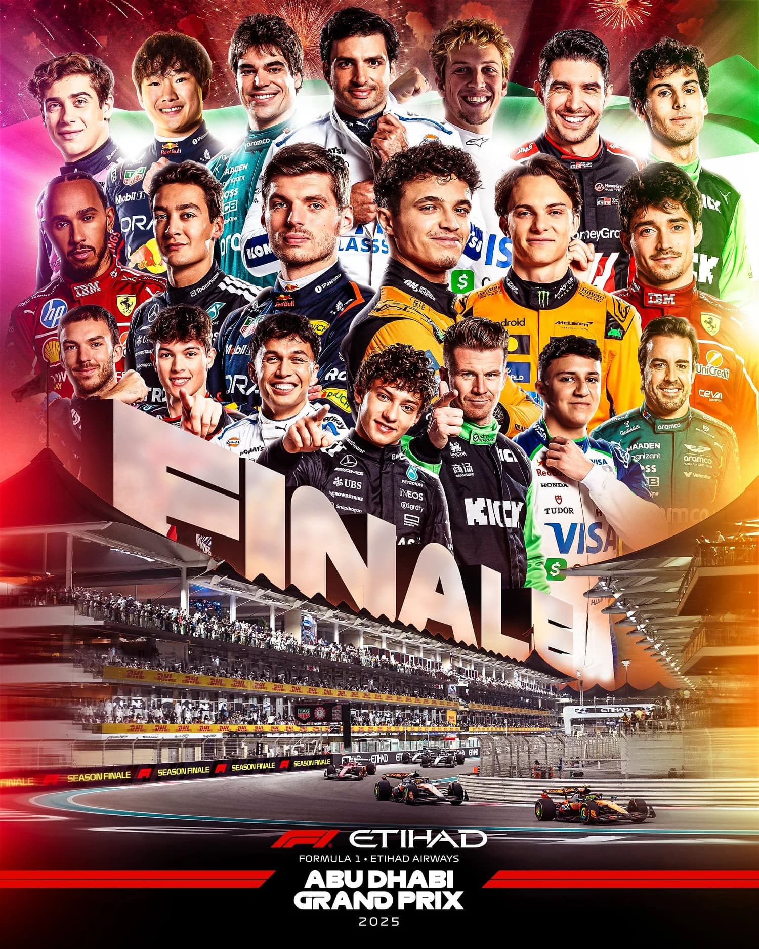 Abu Dhabi Grand Prix 2025 poster