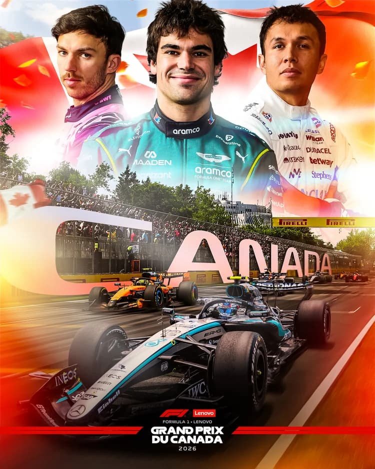 Canadian Grand Prix 2026 poster