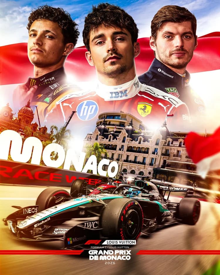 Monaco Grand Prix 2026 poster