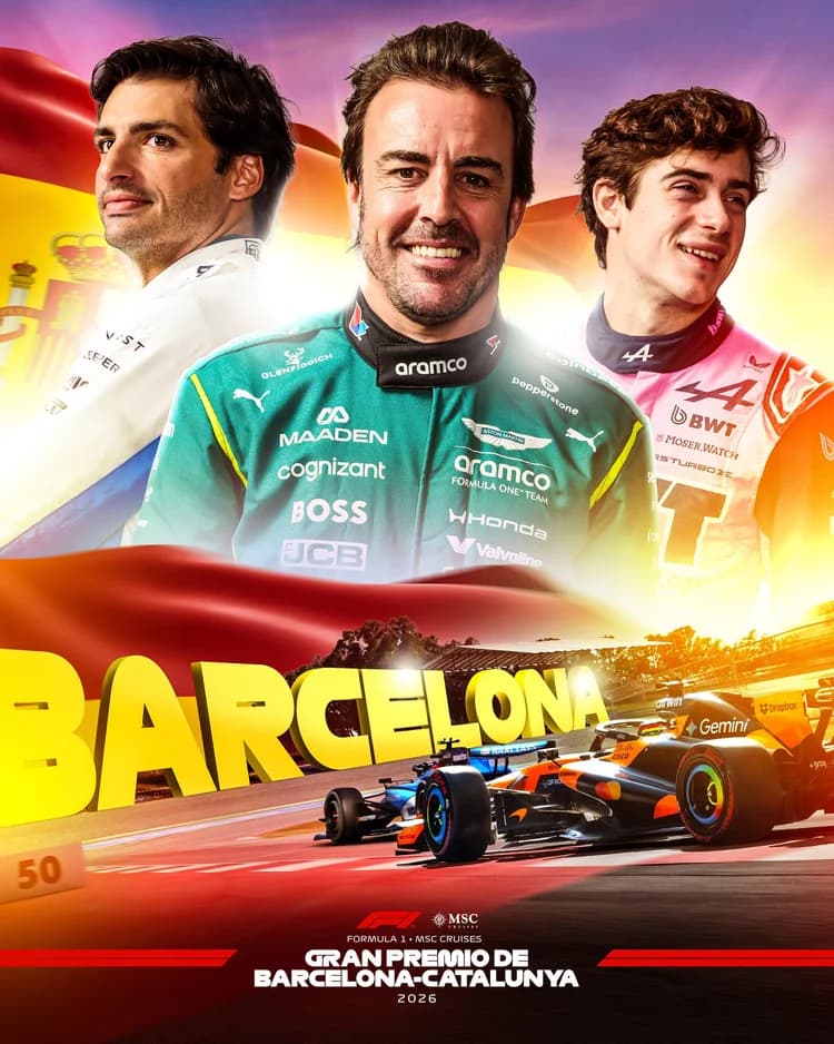 Barcelona Grand Prix 2026 poster